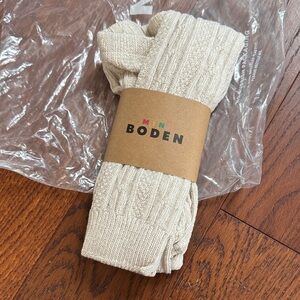 Mini Boden Cable Footless Tights
